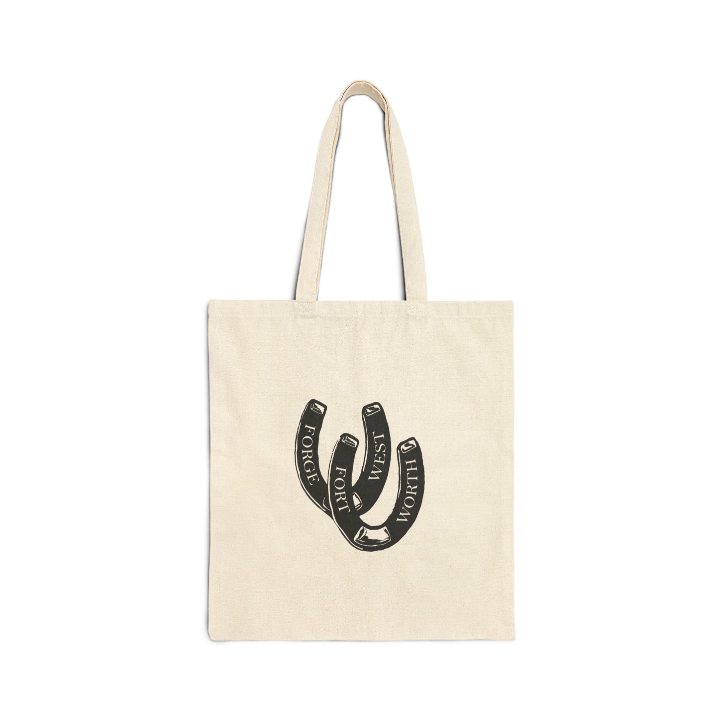 Horseshoe Cotton Canvas Tote Bag