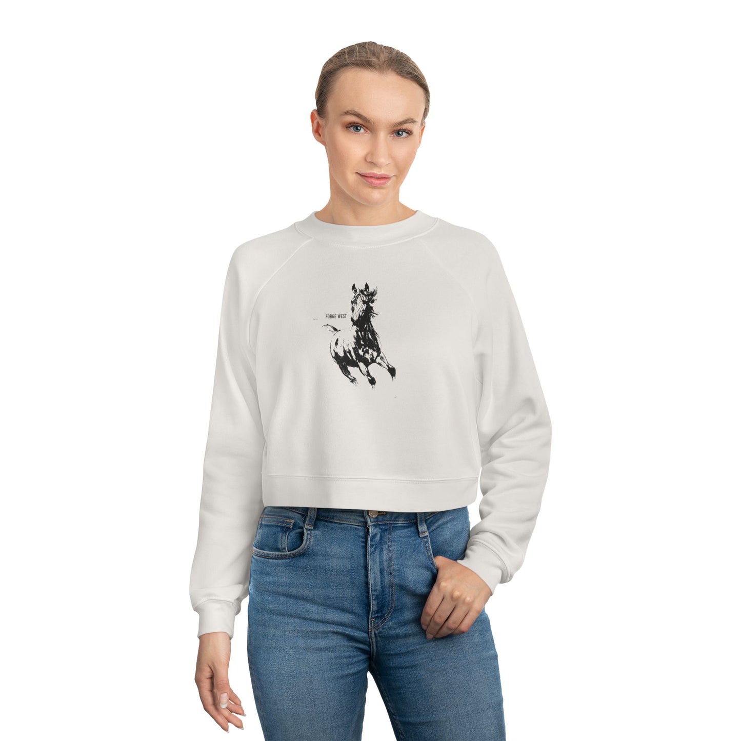 Gallop Women's Cropped Fleece Pullover