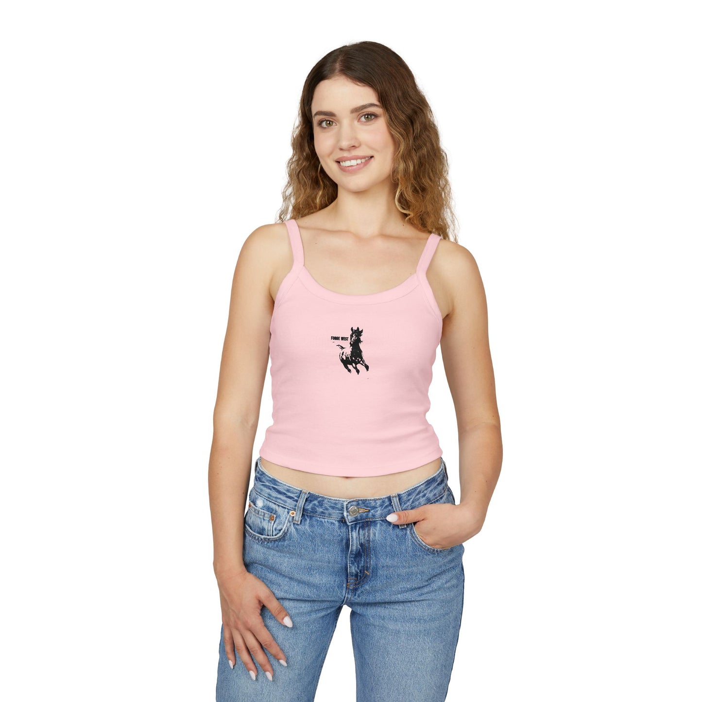 Horse Sketch Women's Spaghetti Strap Tank Top