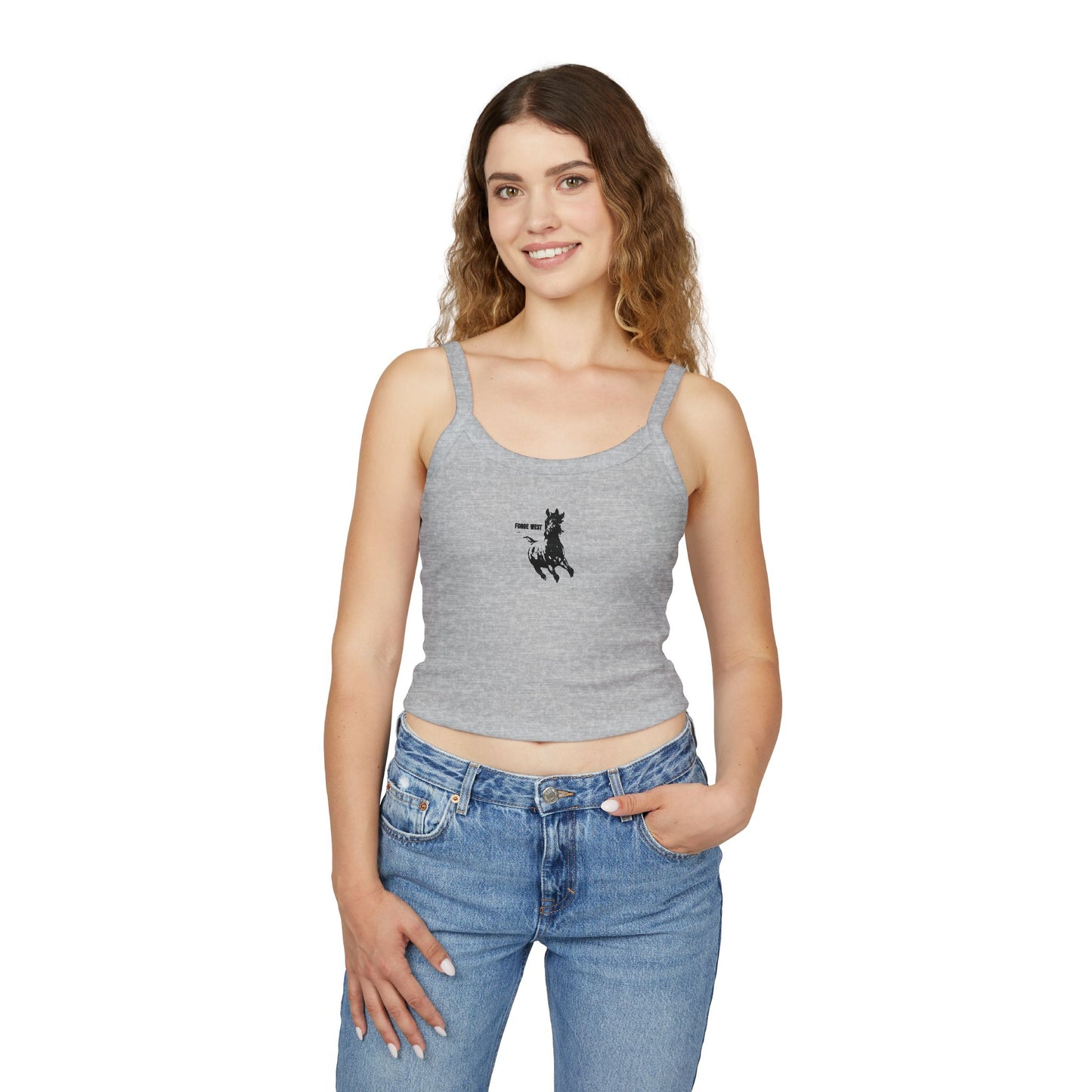 Horse Sketch Women's Spaghetti Strap Tank Top