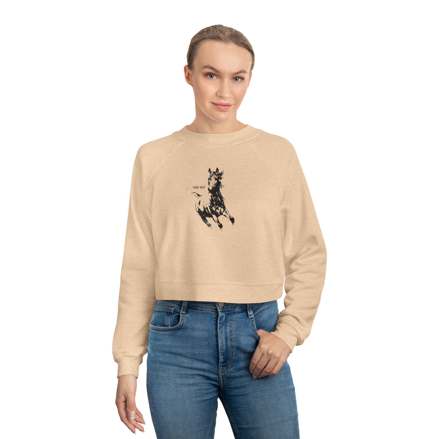 Gallop Women's Cropped Fleece Pullover