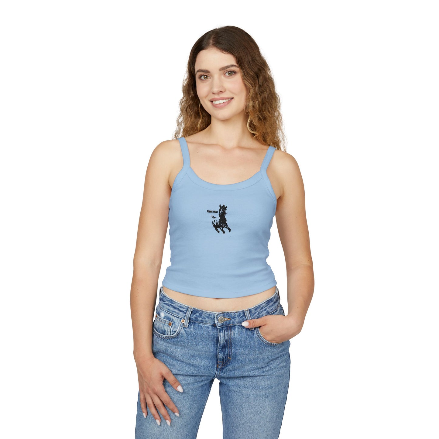 Horse Sketch Women's Spaghetti Strap Tank Top