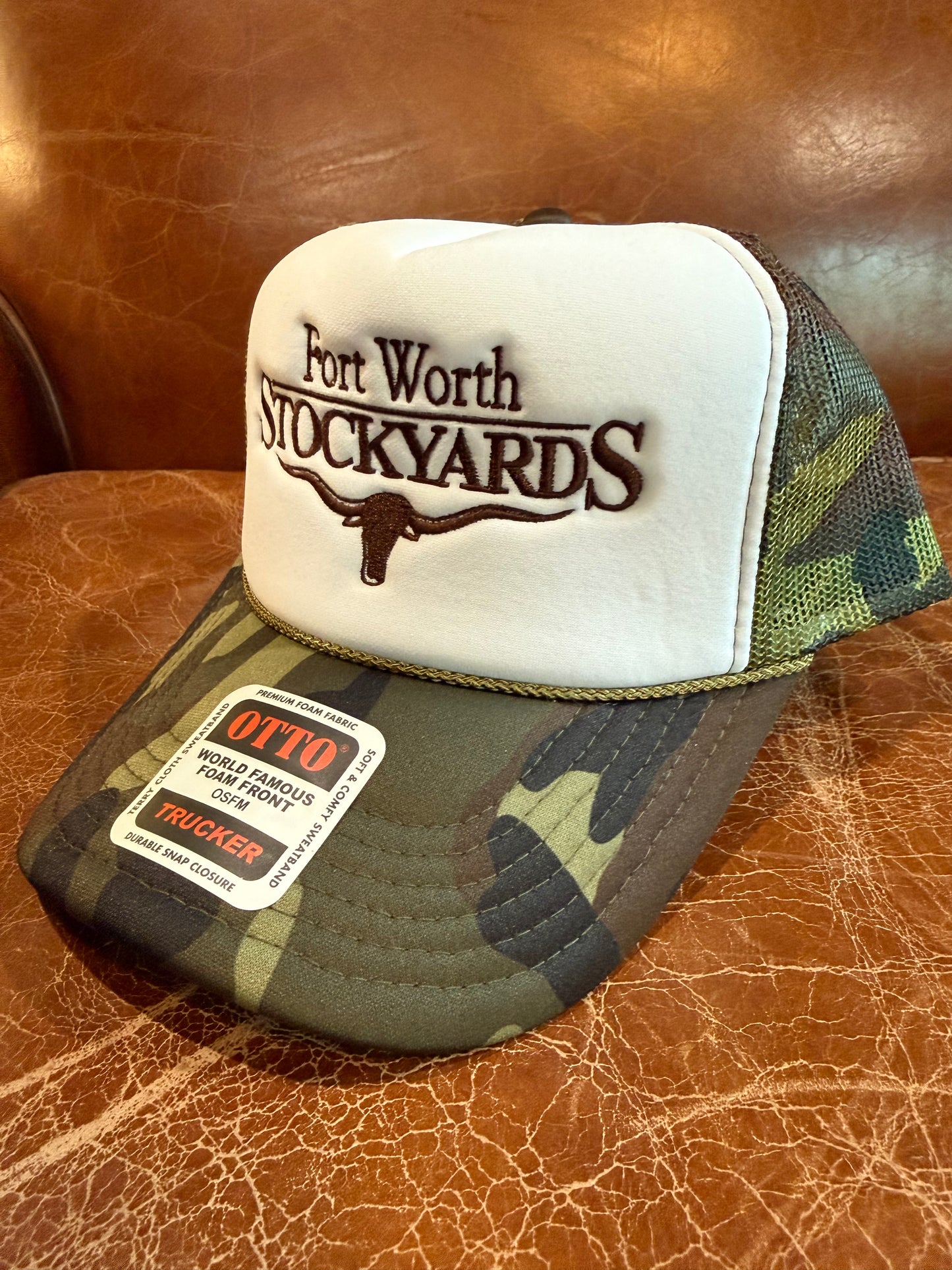 Limited Edition Camp Fort Worth Stockyards Foam Trucker Hat