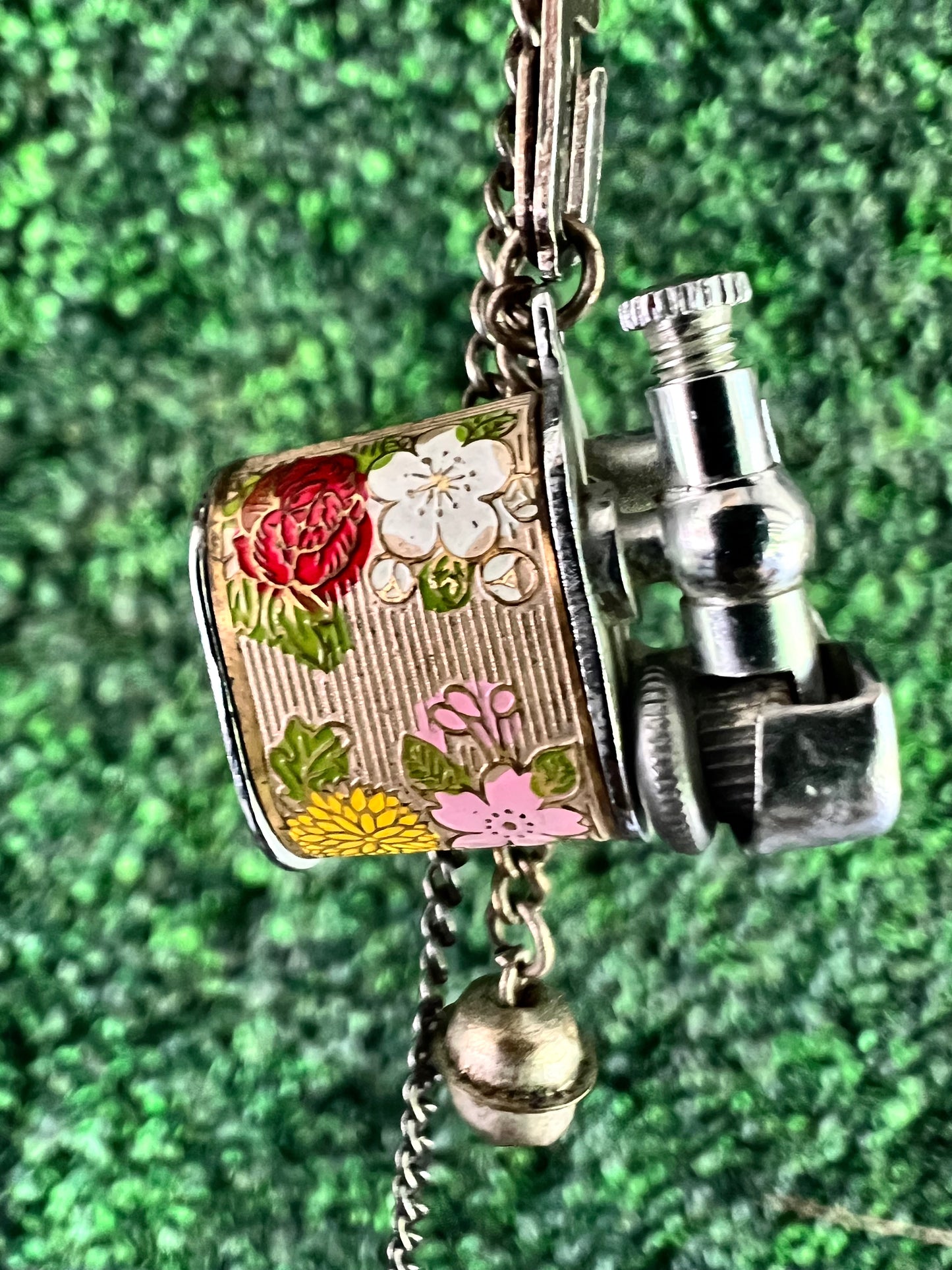 1940's Vintage Graphic Mini Lighter Necklace