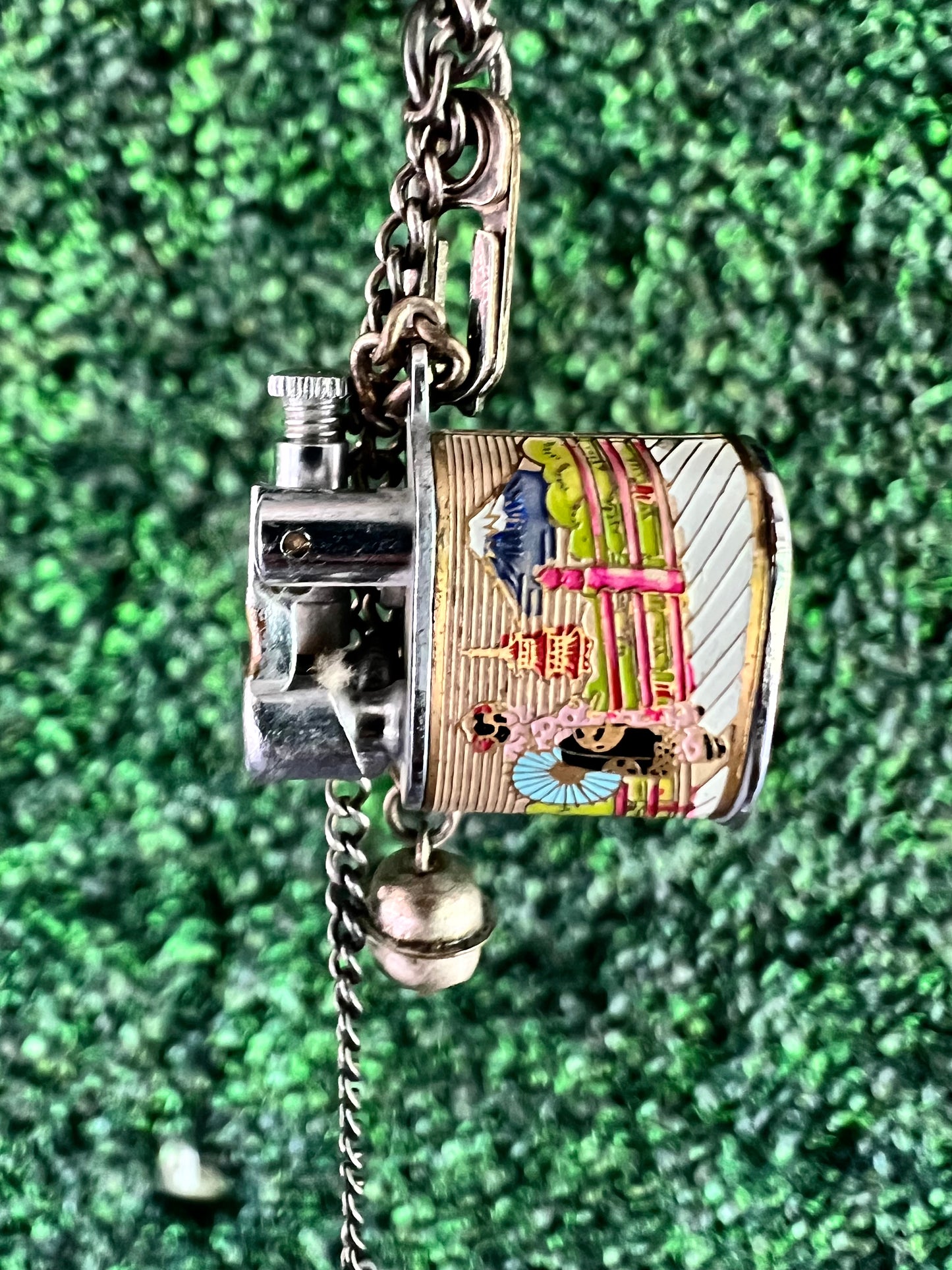 1940's Vintage Graphic Mini Lighter Necklace