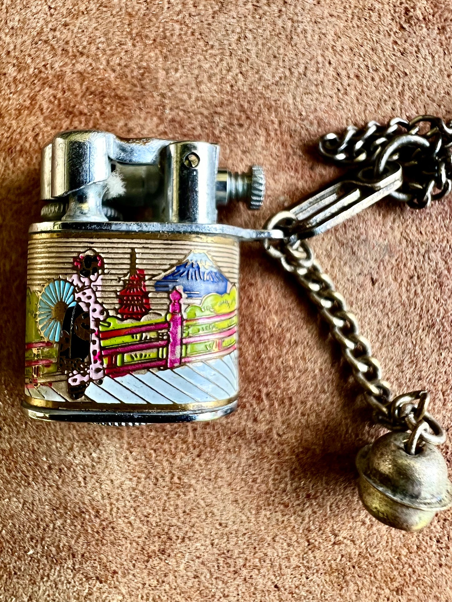 1940's Vintage Graphic Mini Lighter Necklace