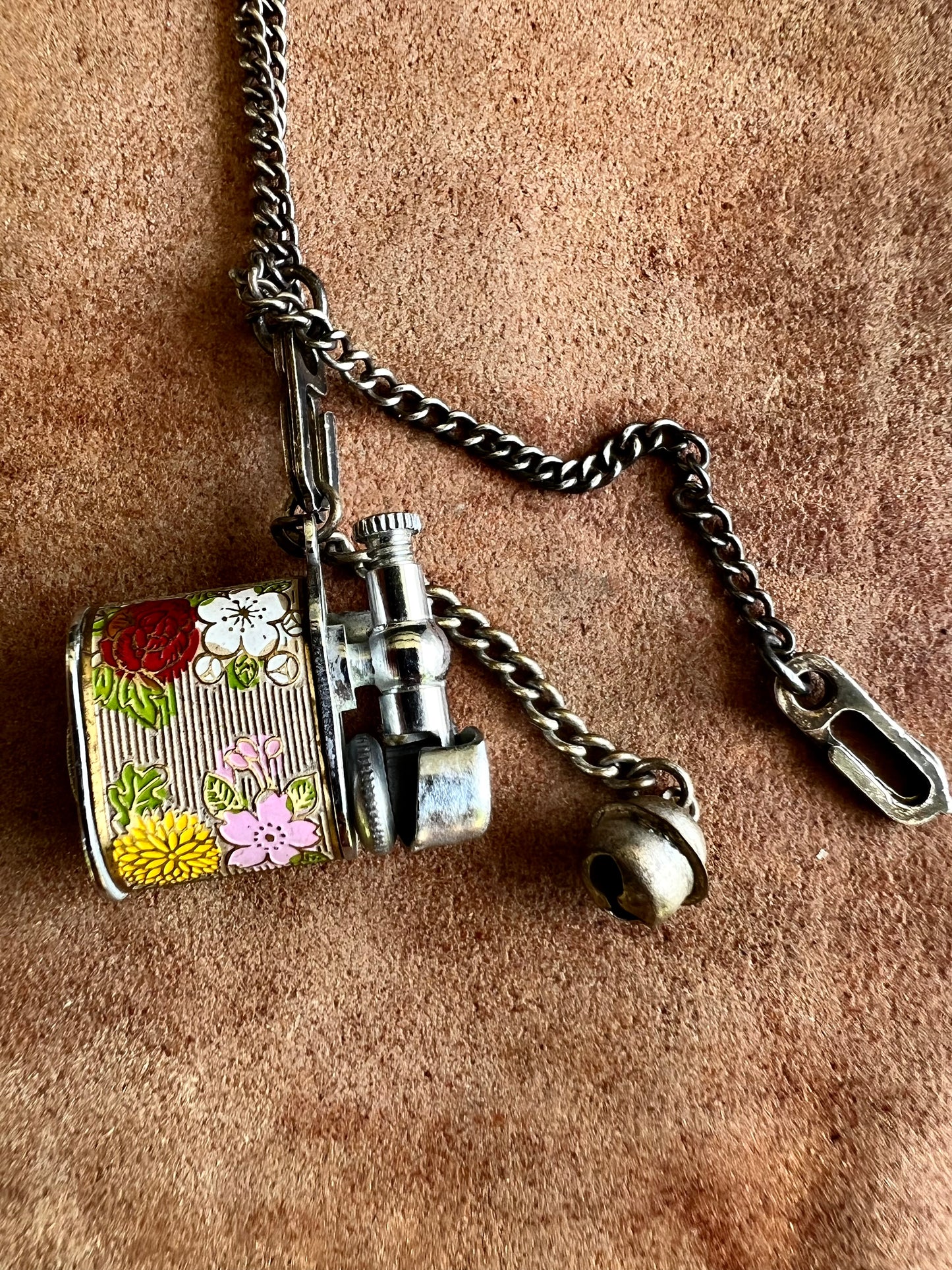 1940's Vintage Graphic Mini Lighter Necklace