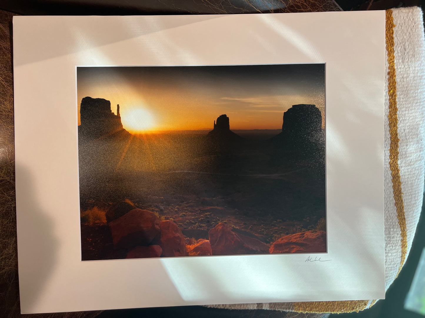 Monument Valley Sun Burst