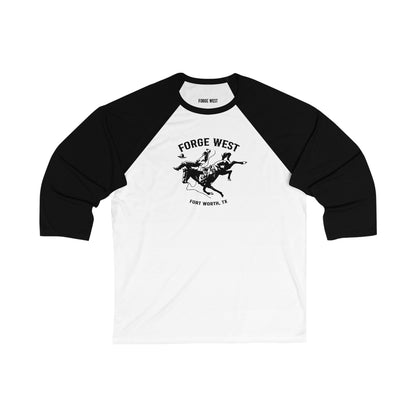 Forge West Unisex 3\4 Sleeve Baseball T