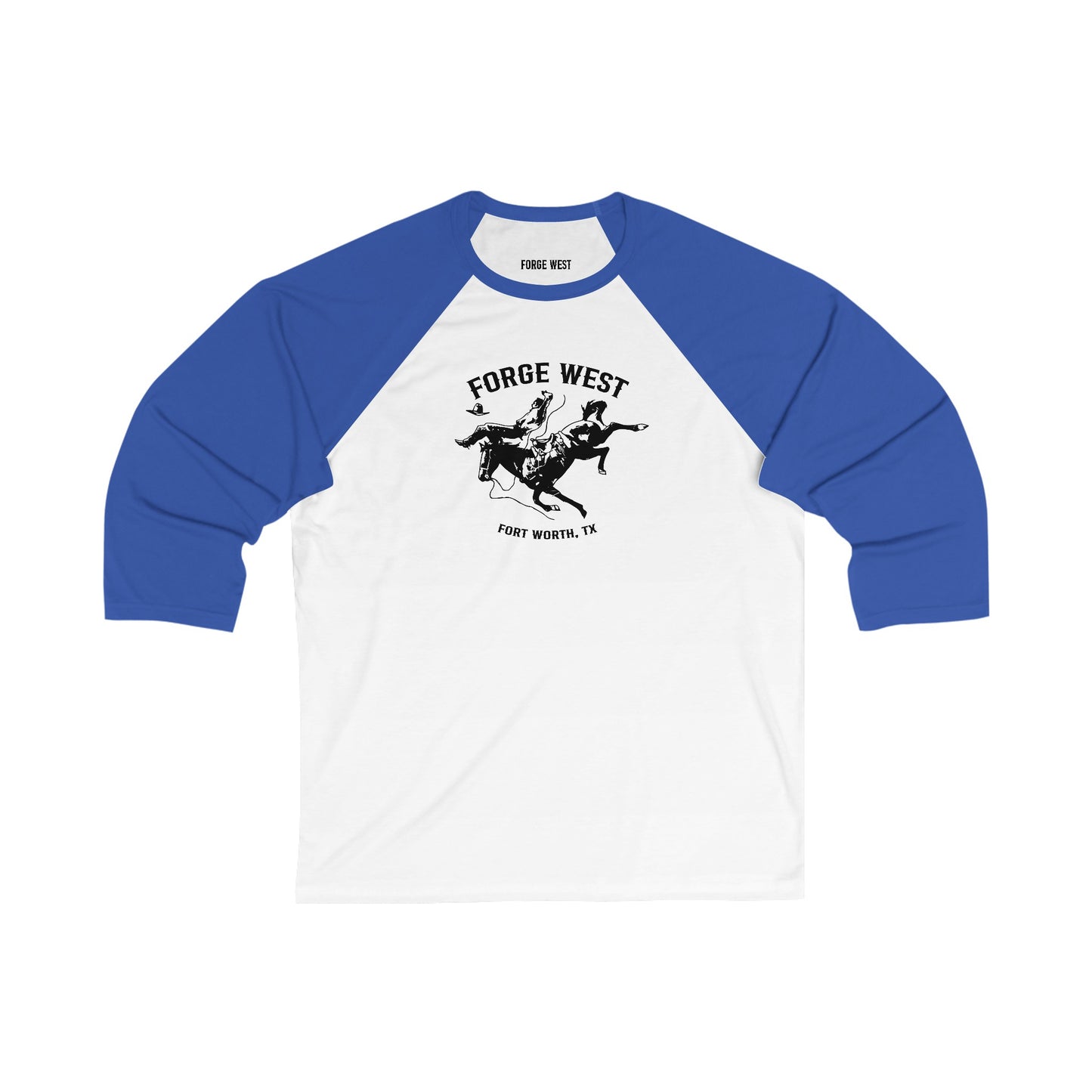 Forge West Unisex 3\4 Sleeve Baseball T