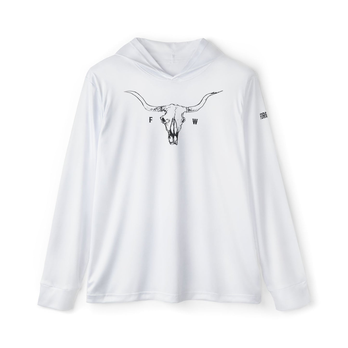 Cowskull Men's Warmup Hoodie White