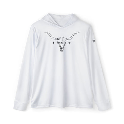 Cowskull Men's Warmup Hoodie White