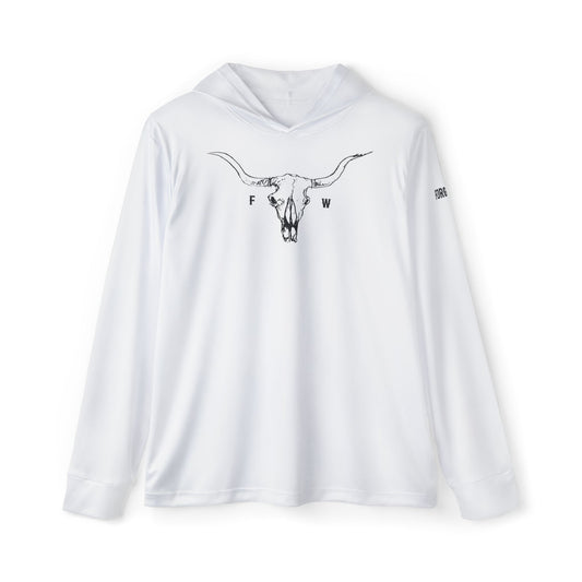 Cowskull Men's Warmup Hoodie White