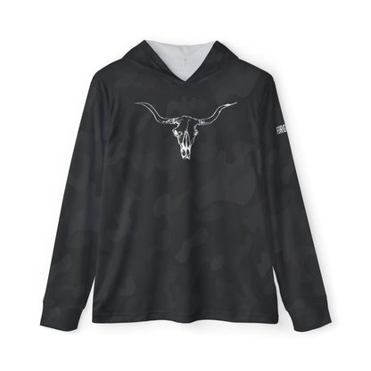 Cowskull Men's Warmup Hoodie Dark Camo