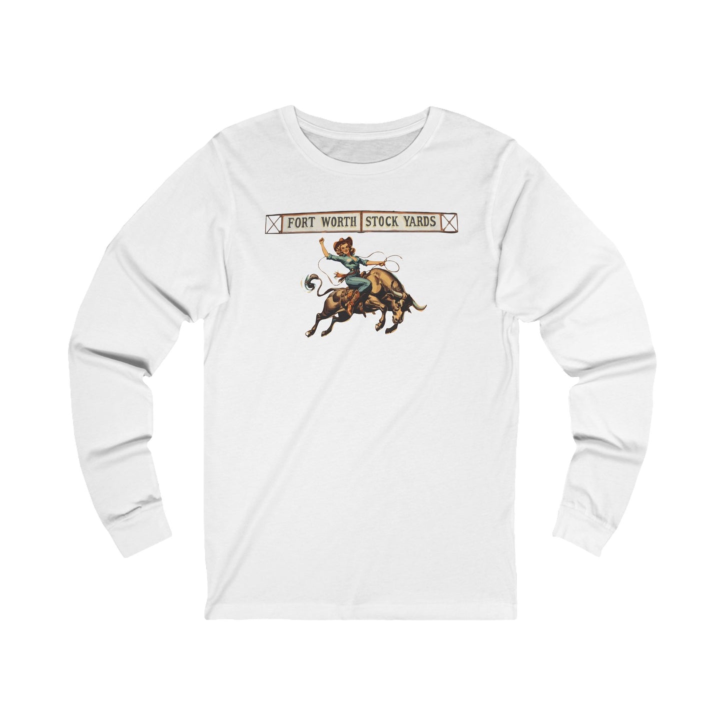 Cowgirl Stockyards Long Sleeve T