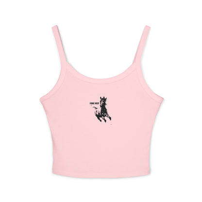 Horse Sketch Women's Spaghetti Strap Tank Top