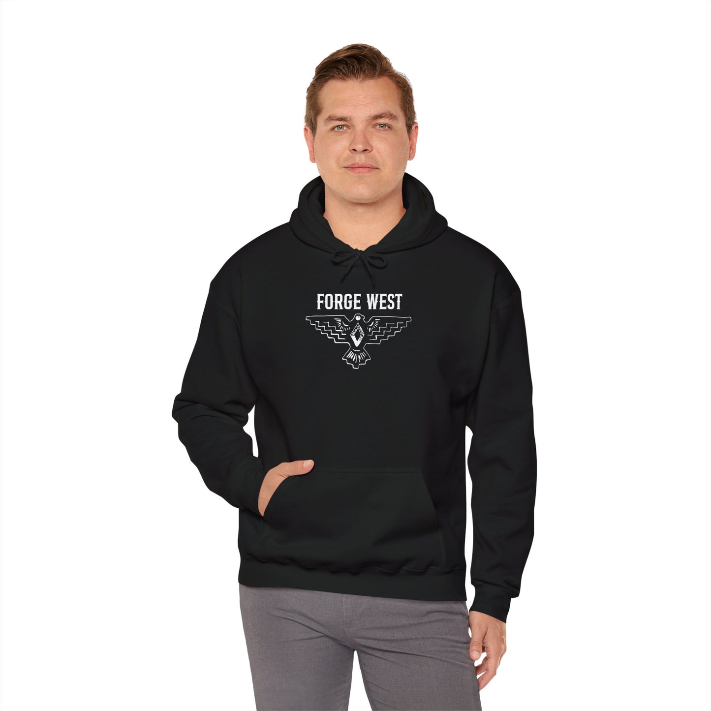 Thunderbird Unisex Heavy Hooded Sweatshirt