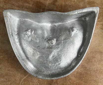 Vintage Longhorn Steer Pewter/Metal Ashtray