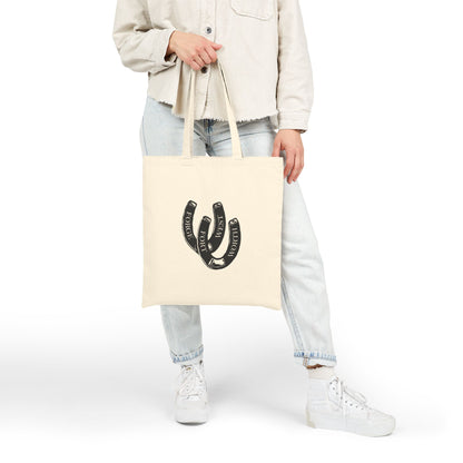 Horseshoe Cotton Canvas Tote Bag