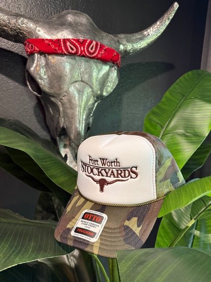 Limited Edition Camp Fort Worth Stockyards Foam Trucker Hat