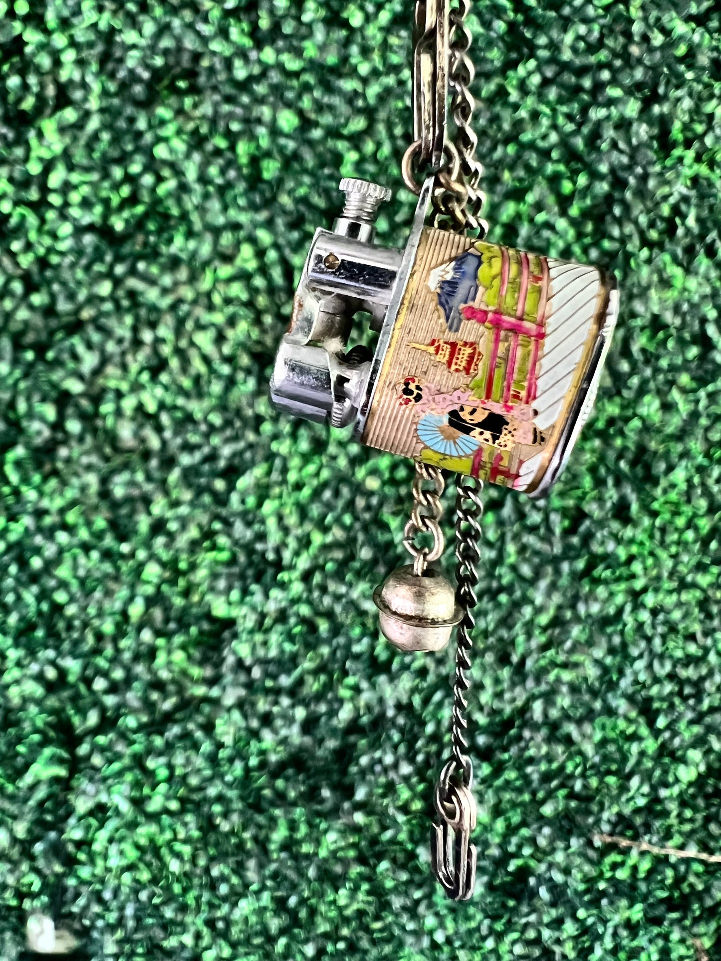 1940's Vintage Graphic Mini Lighter Necklace