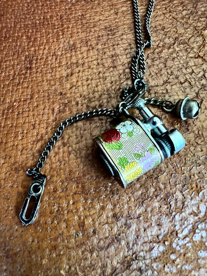 1940's Vintage Graphic Mini Lighter Necklace