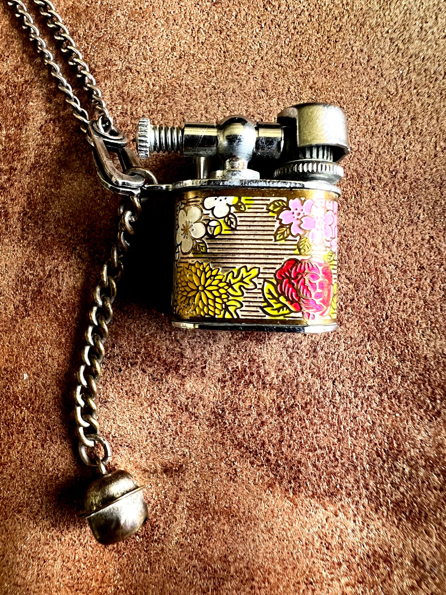 1940's Vintage Graphic Mini Lighter Necklace