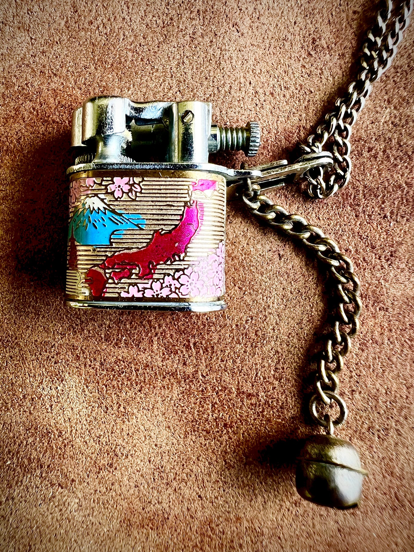 1940's Vintage Graphic Mini Lighter Necklace