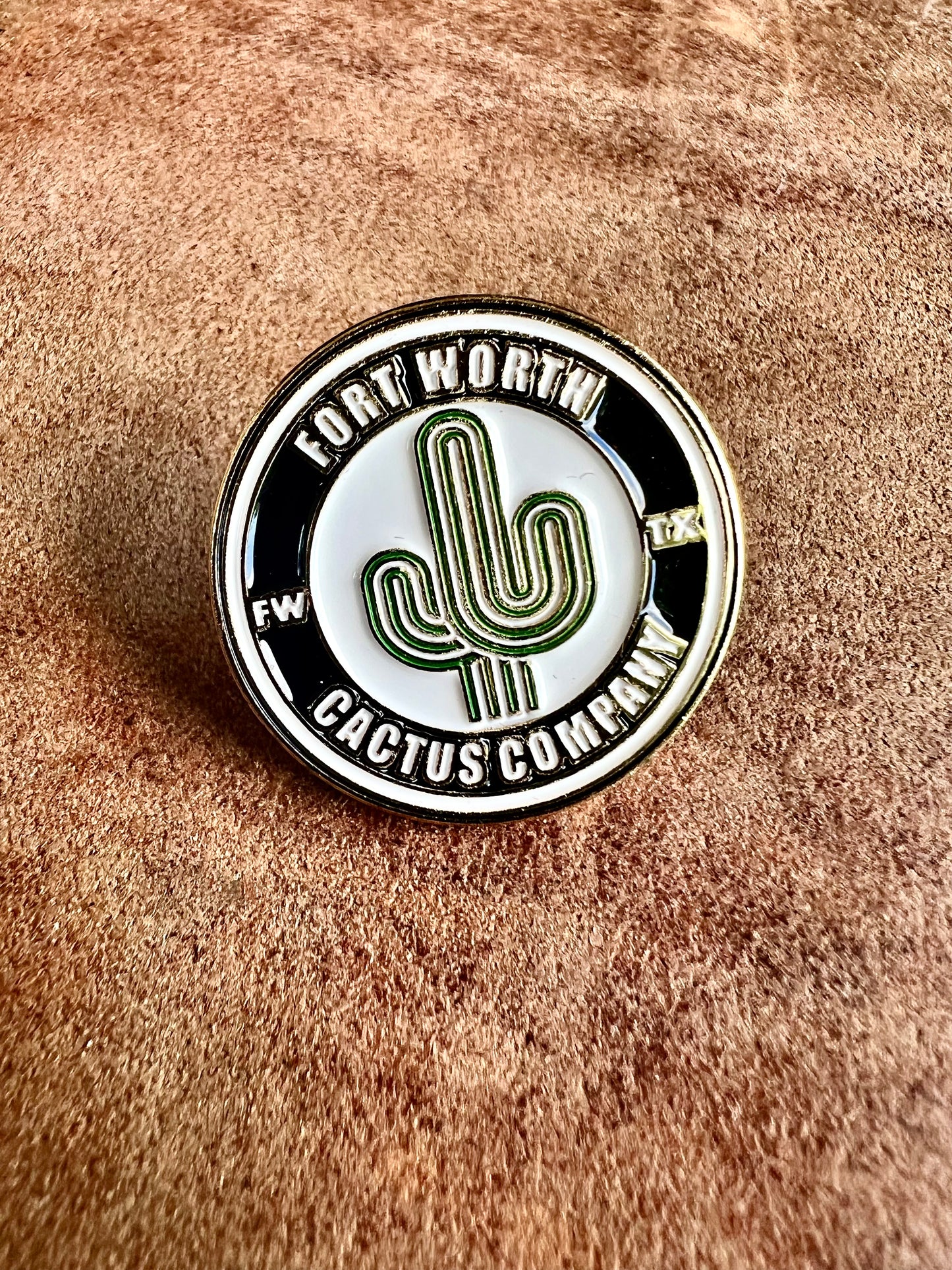 Fort Worth Cactus Hat Pin