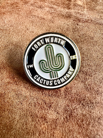 Fort Worth Cactus Hat Pin
