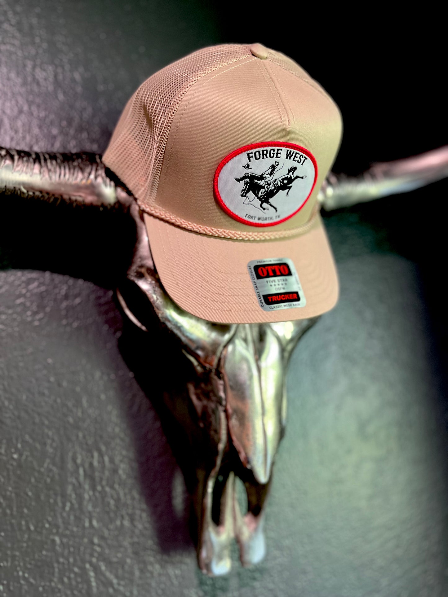 Forge West Khaki Trucker Hat