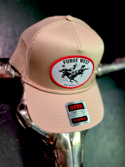 Forge West Khaki Trucker Hat