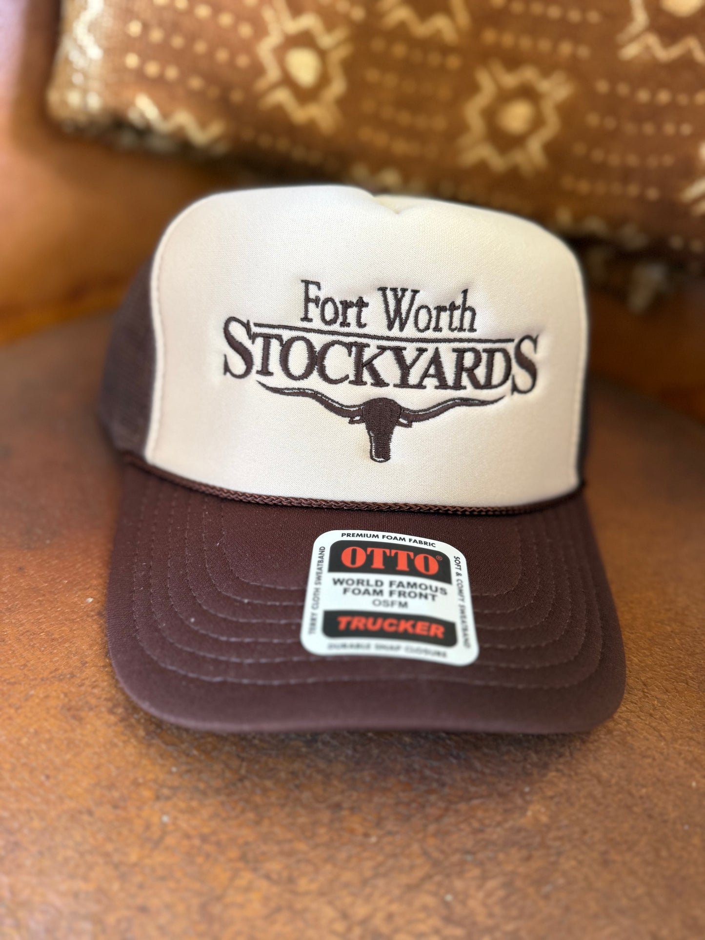 Limited Edition Sahara Fort Worth Stockyards Foam Trucker Hat