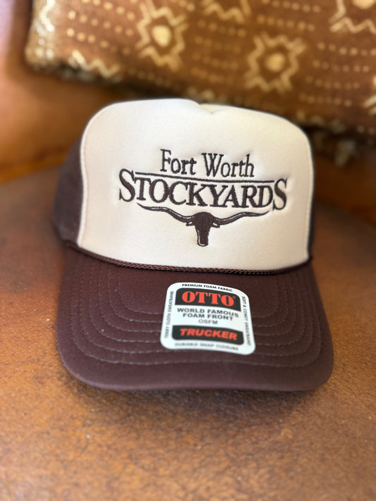Limited Edition Sahara Fort Worth Stockyards Foam Trucker Hat