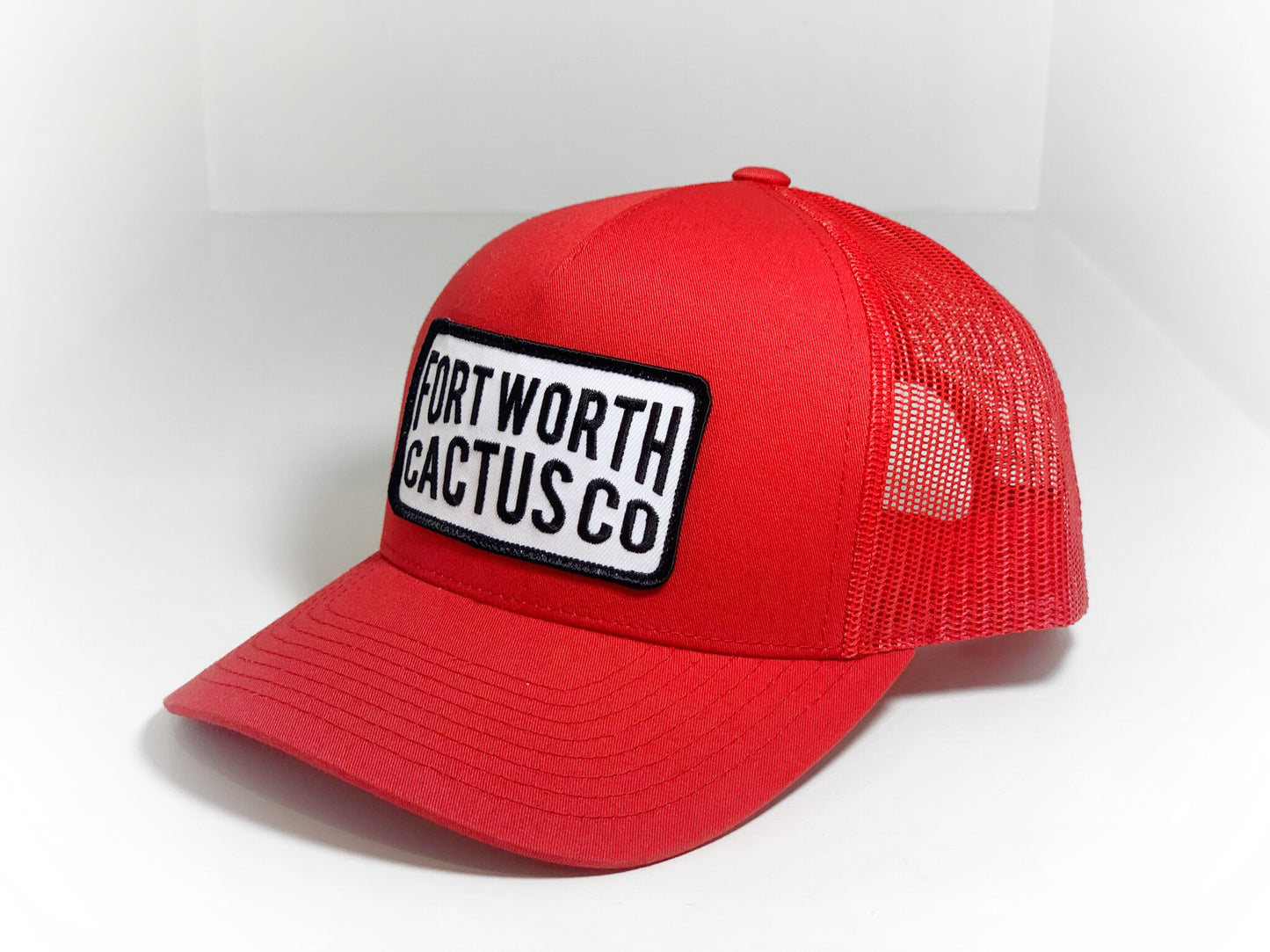 Fort Worth Cactus Red Trucker Hat